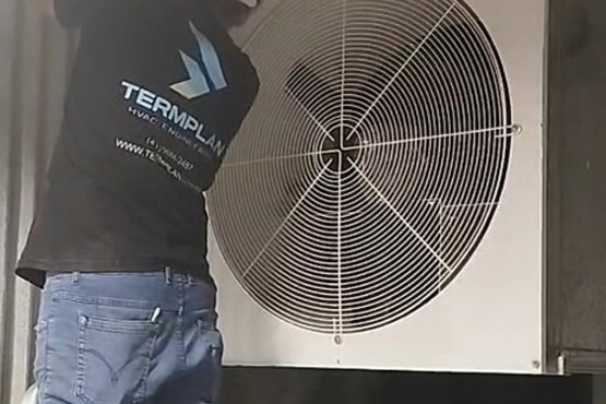 Exaustão de garagem instalação Termplan