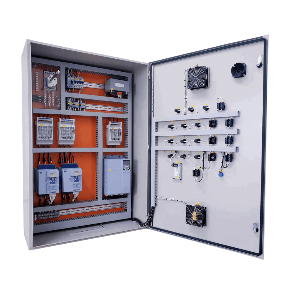 Instalação de quadro elétrico para sistemas HVAC